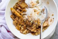Rustic Almond Flour Apple Crisp
