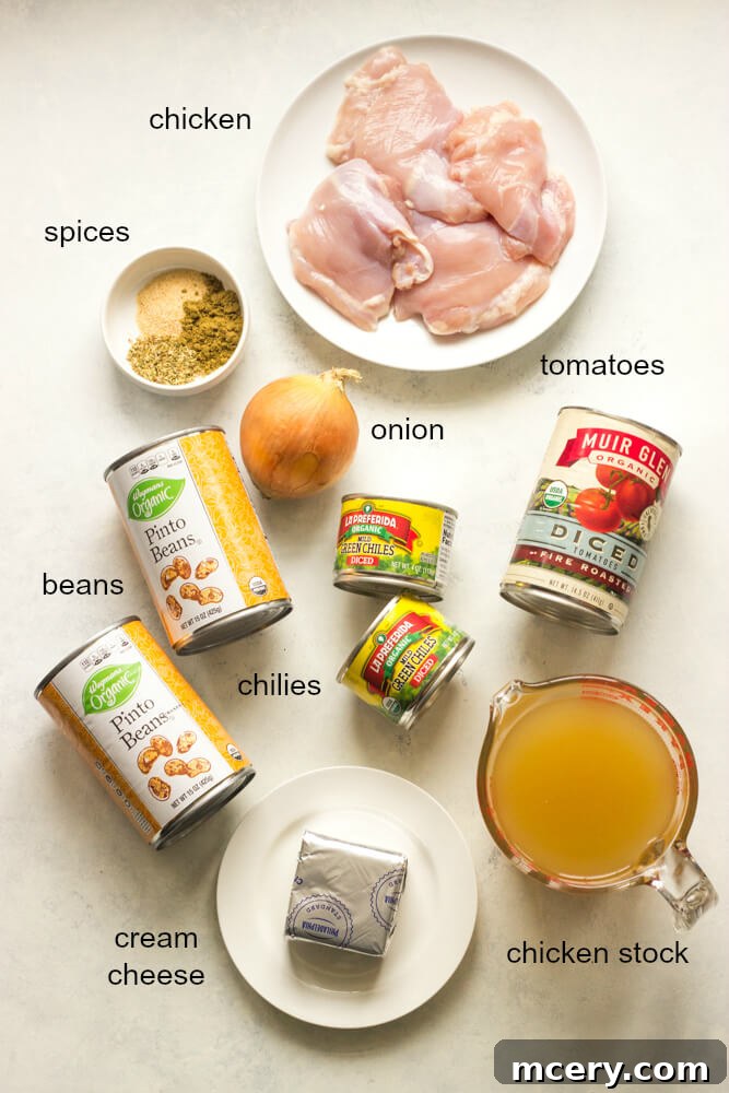 Whip Up the Ultimate Chicken Chili 3 Ingredients to make creamy chicken chili