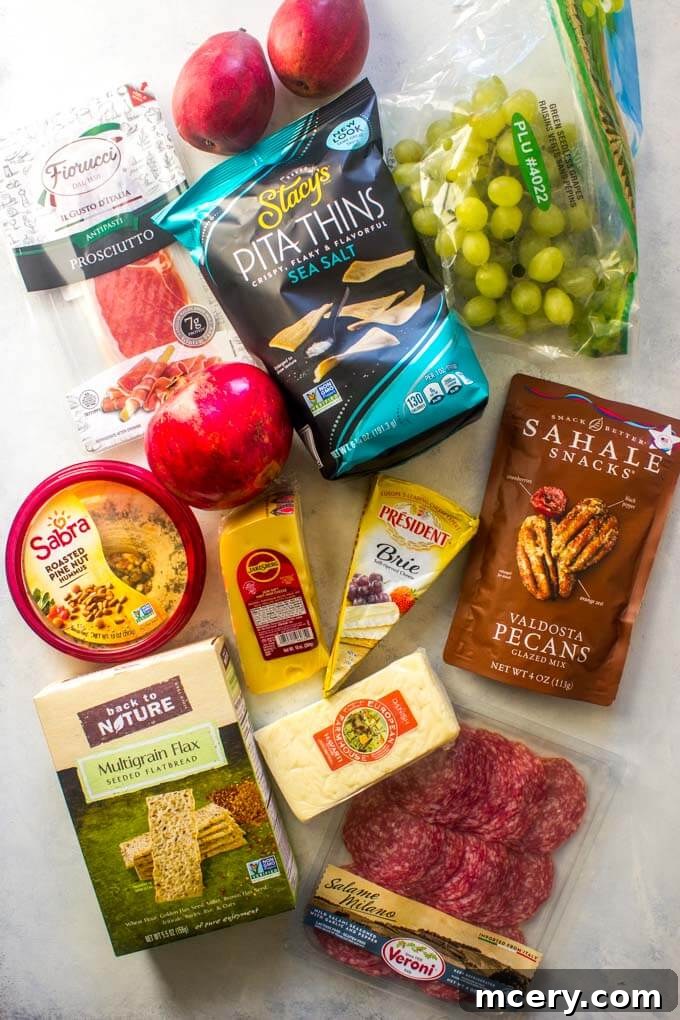 The Art of Cheese Boards 3 Ingredients for a gourmet cheese platter laid out
