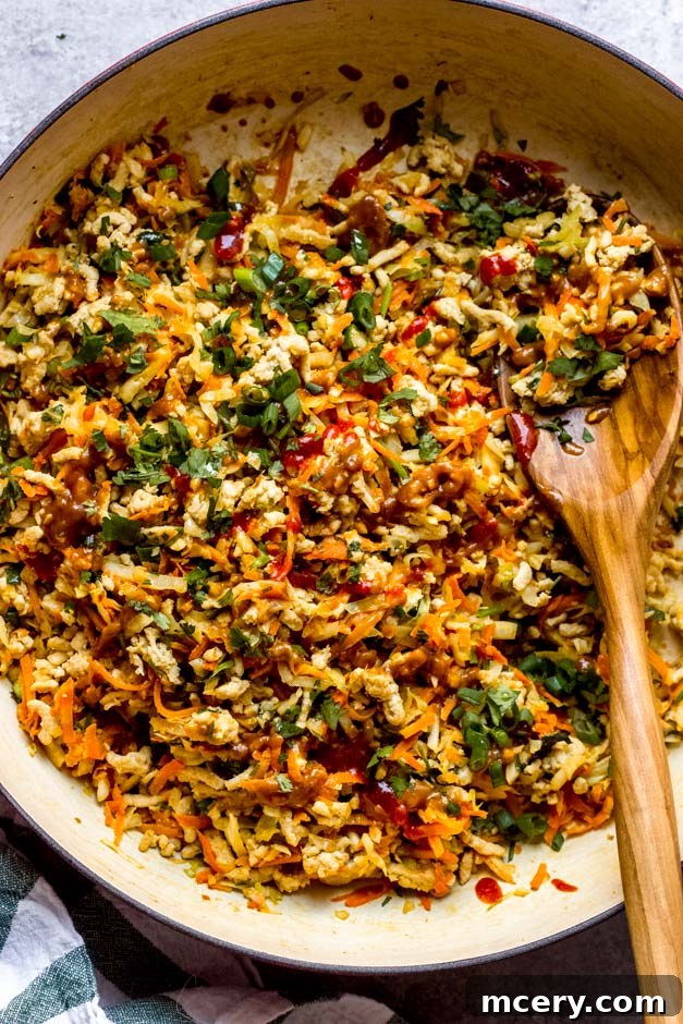 Spicy Thai Chicken Cabbage Stir Fry 8 chicken and cabbage stir fry