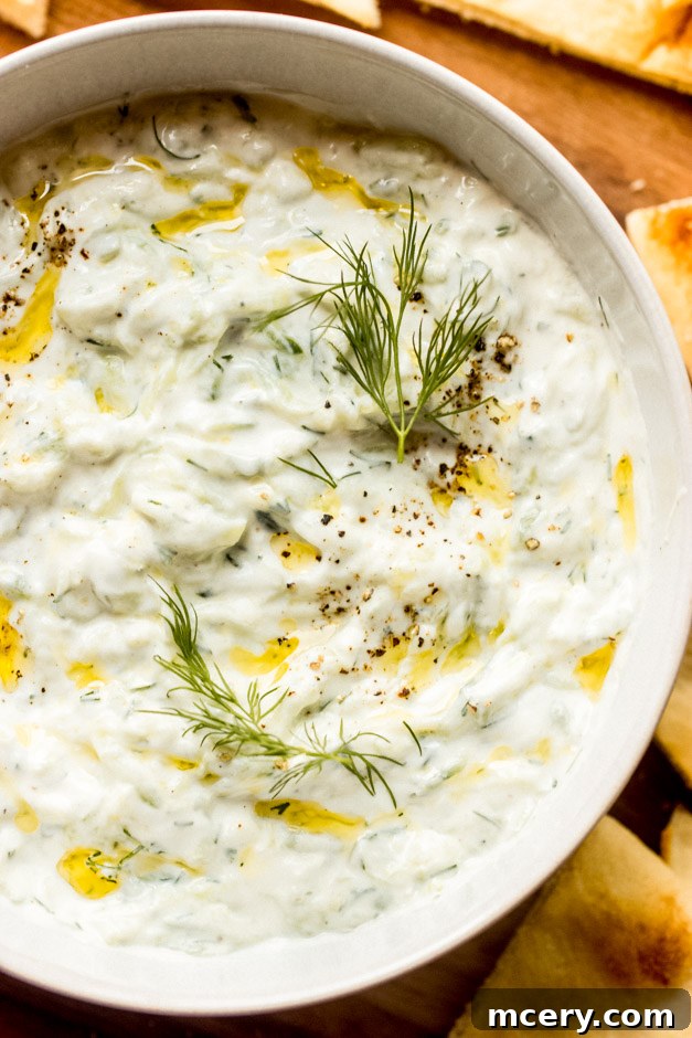 Creamy Greek Yogurt Tzatziki Sauce