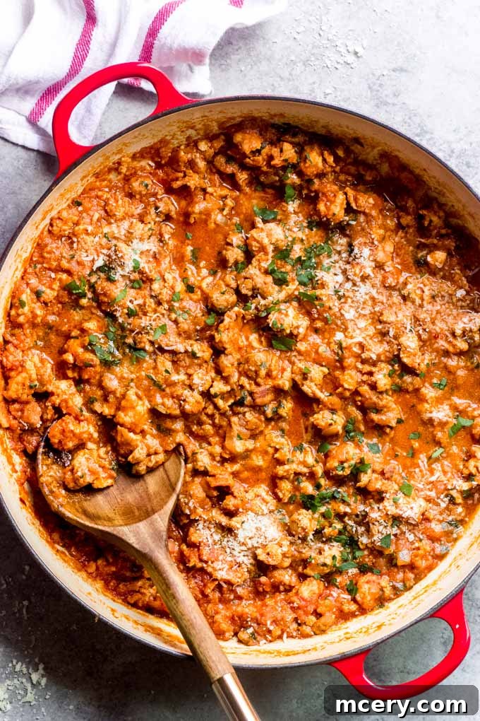 Easy Sausage Ragu 2 sausage bolognese sauce