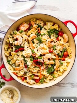 shrimp pasta primavera