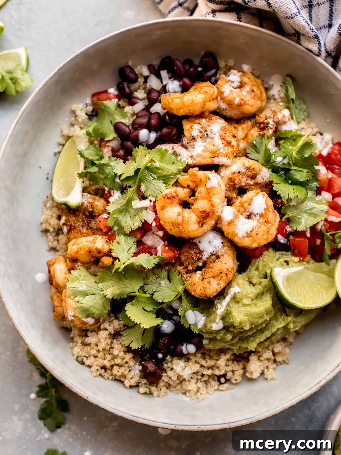 Wholesome Shrimp Quinoa Bowl 6 shrimp quinoa bowl recipe