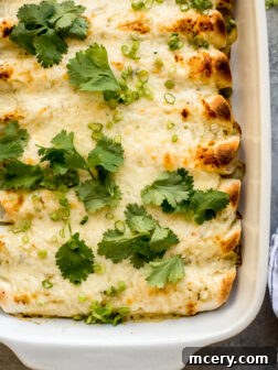 Ground chicken sour cream enchiladas, a delicious and easy weeknight meal
