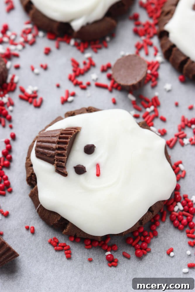 Runaway Snowman Treats 2 Delicious melted snowman cookies recipe
