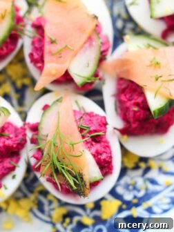 Deviled Eggs filled with the tastiest filling ever! Just check the ingredients. It is out of this world and 100% crowd pleaser! | littlebroken.com @littlebroken