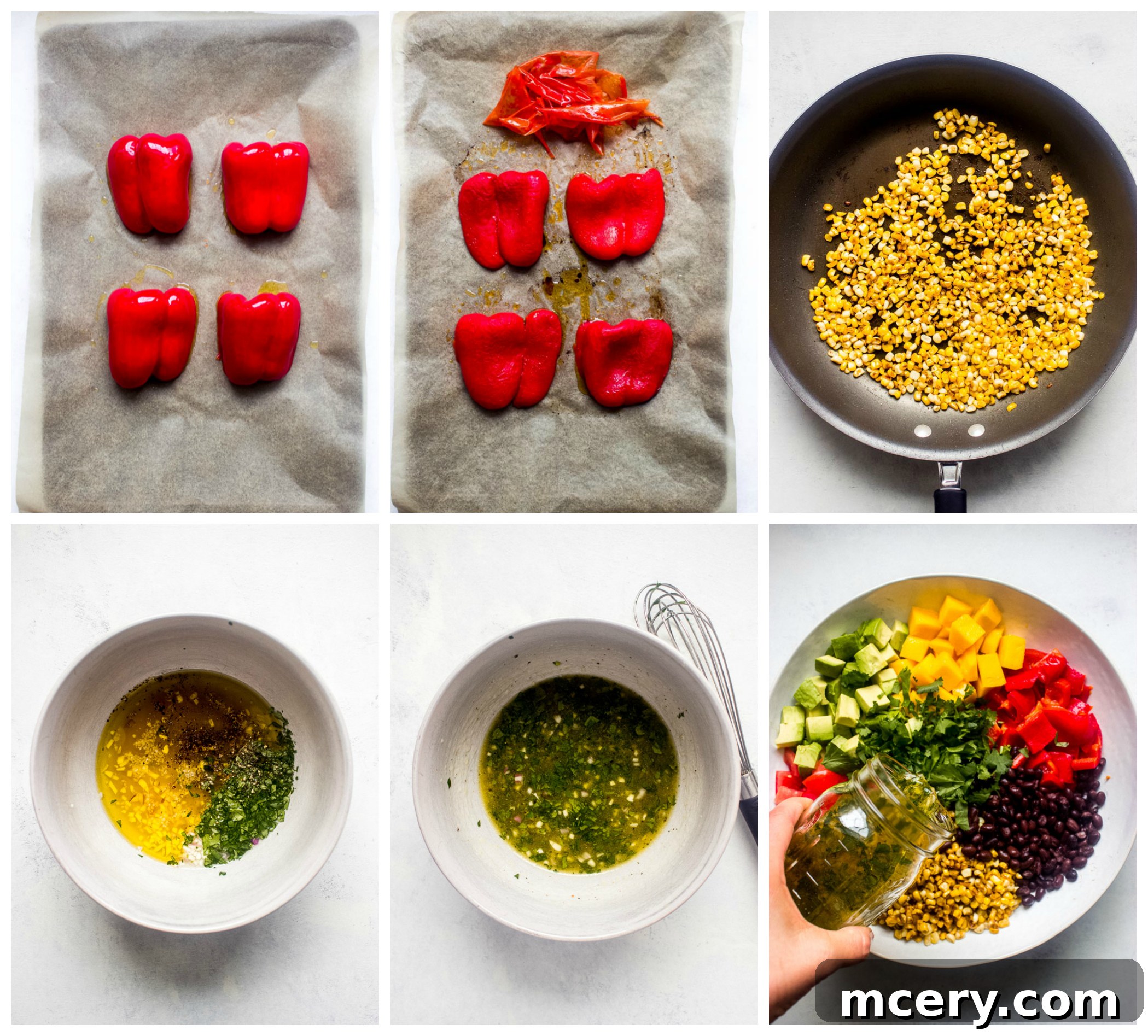 Fiesta Chopped Salad 4 Step by step on how to make Mexican salad recipe