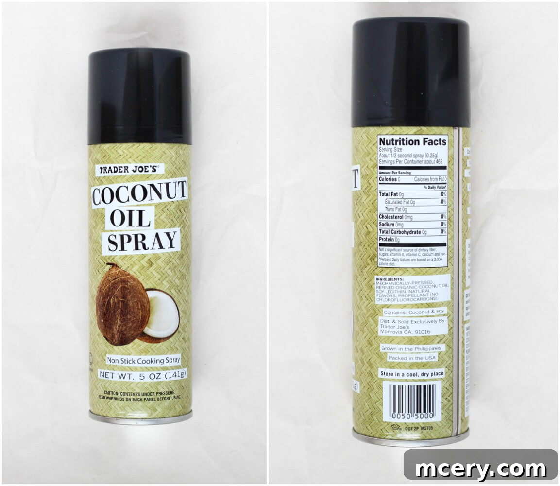 Trader Joe's Coconut Oil Spray - A Healthy Cooking Essential