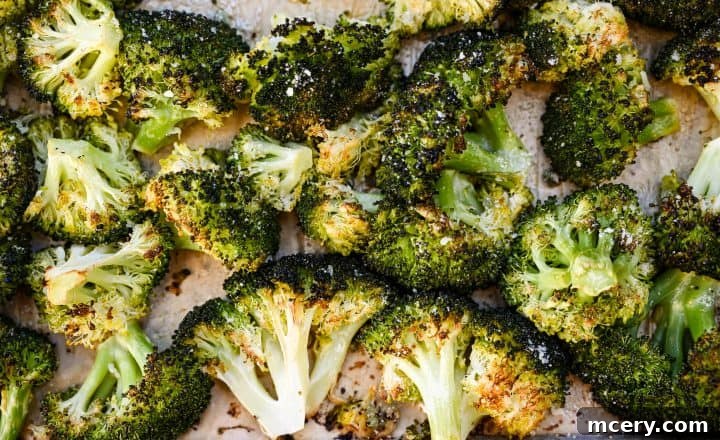 Lemon Zested Garlic Parmesan Roasted Broccoli 7 easy roasted broccoli