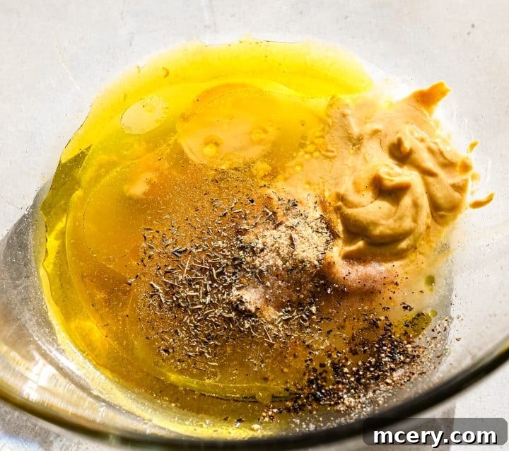 Honey Mustard Chicken One Pan Feast 4 A visual progression of the honey mustard chicken being prepared and baked.