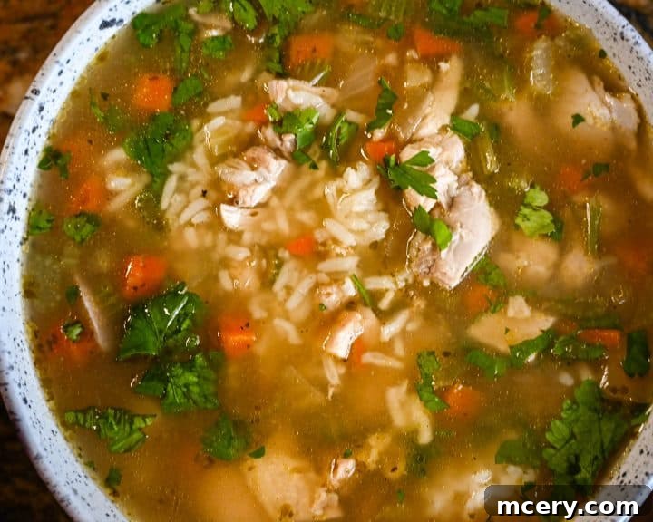 Athlete's Recovery Bowl: Easy High-Protein Chicken Rice Soup 2 Comforting Chicken and Rice Soup for Athletes