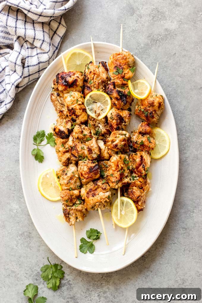 Perfect Chicken Skewer Marinade 2 Delicious Yogurt Marinated Chicken Kebabs ready to be grilled