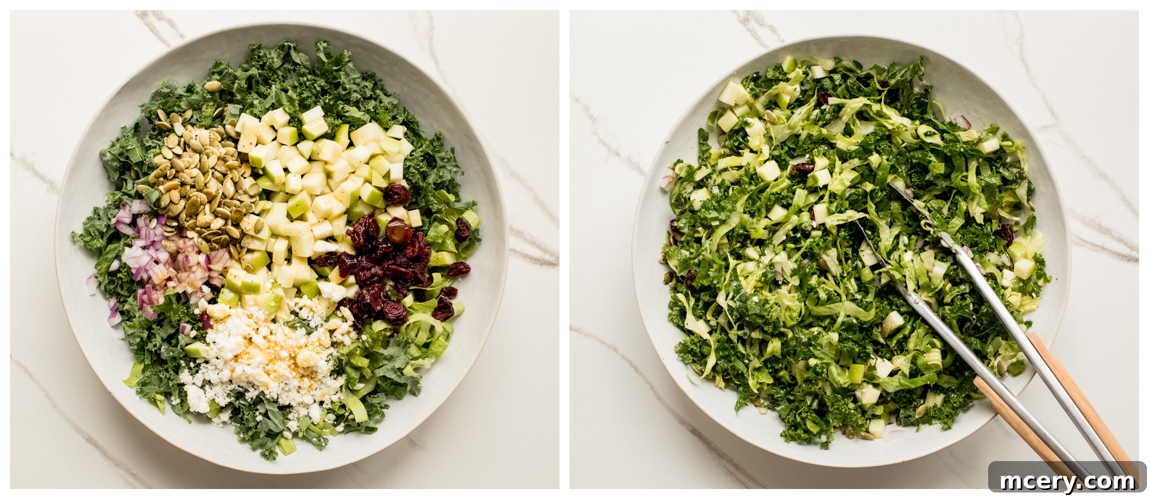 Crisp Kale and Apple Salad 5 kale salad with apples