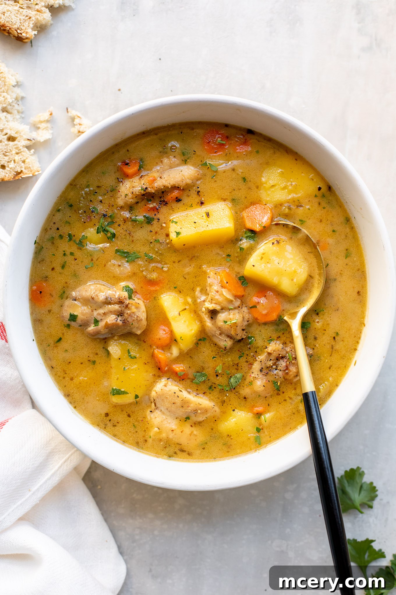 creamy chicken stew recipe.