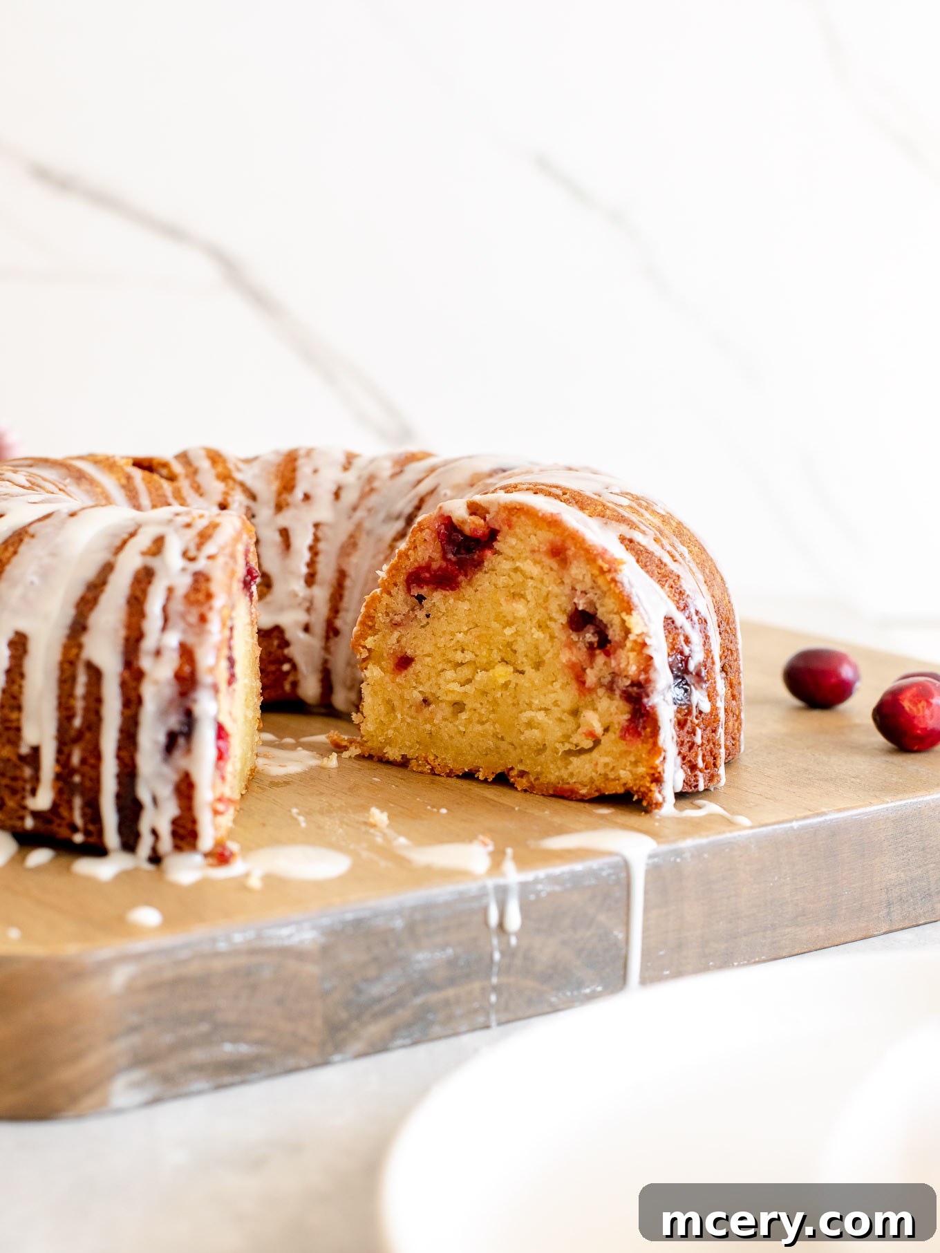 Ruby Cranberry Crumb Cake 11 cranberry coffee cake with cranberry sauce swirls