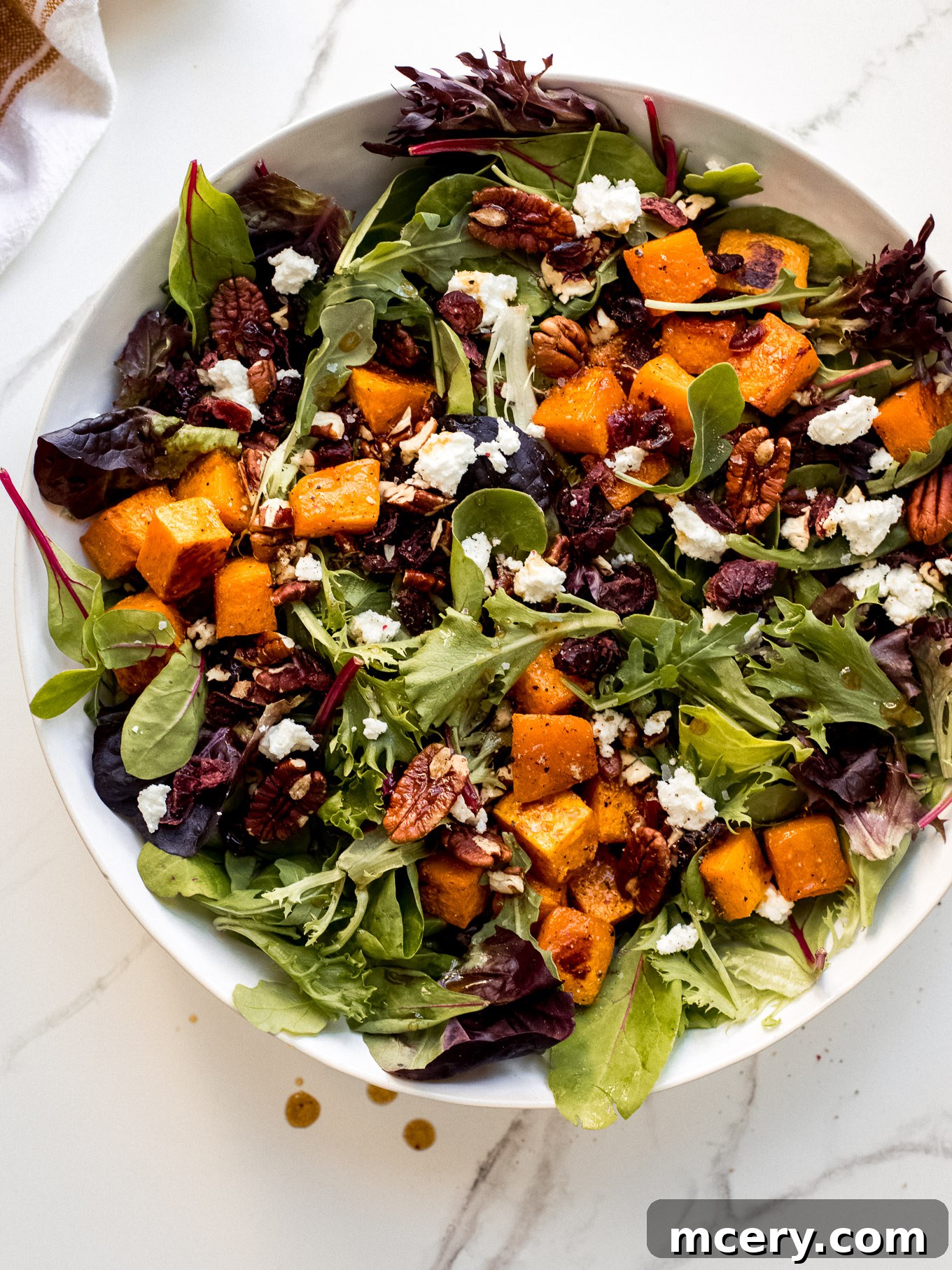Autumn's Bounty Salad 7 harvest salad recipe on a platter