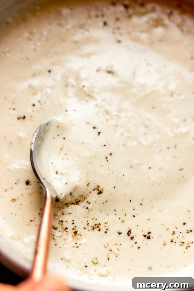 Creamy Greek Yogurt Caesar 2 close up greek yogurt caesar dressing