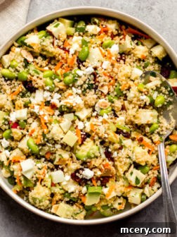 quinoa salad with apples
