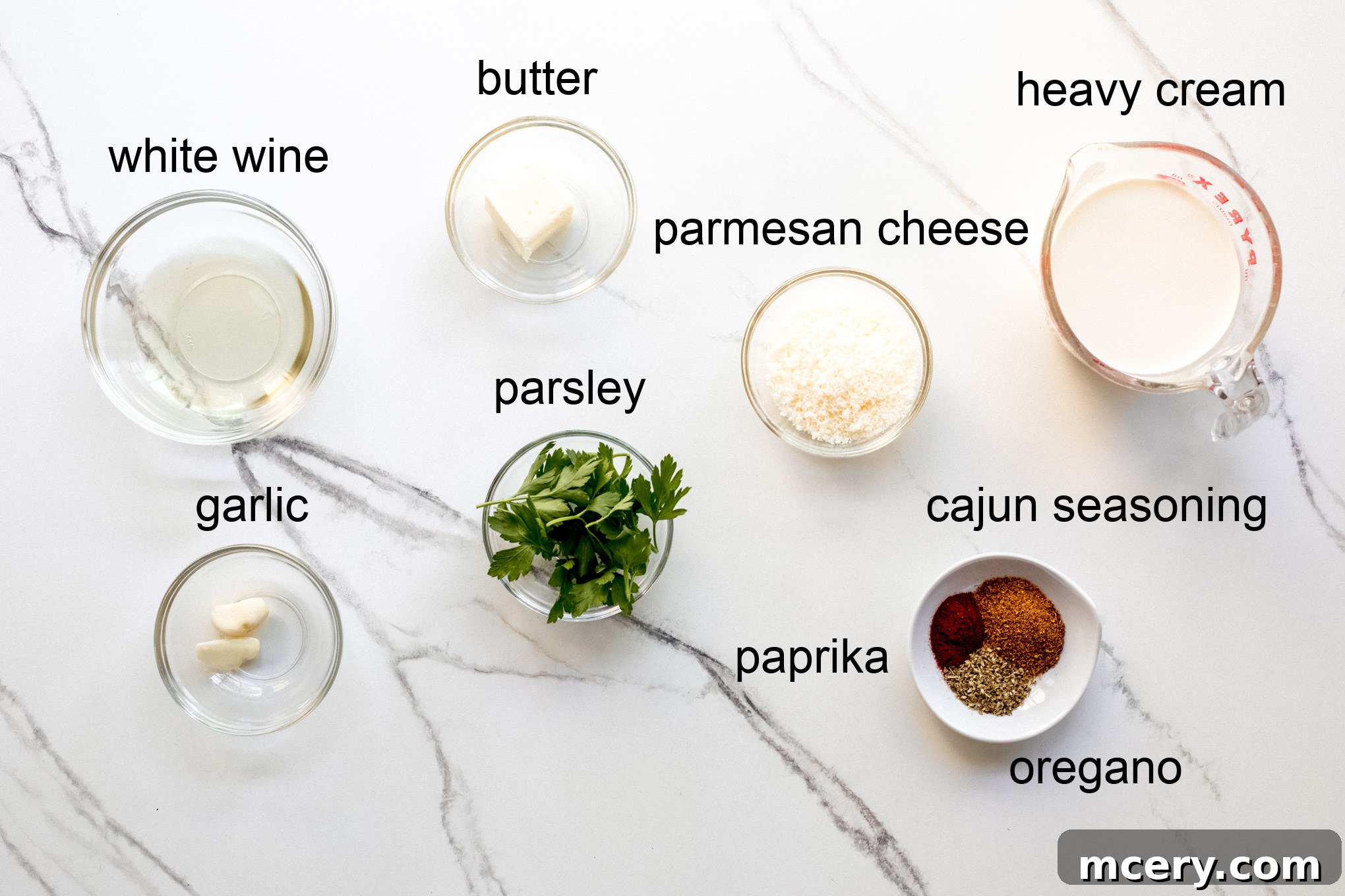 ingredients for cajun cream sauce for pasta