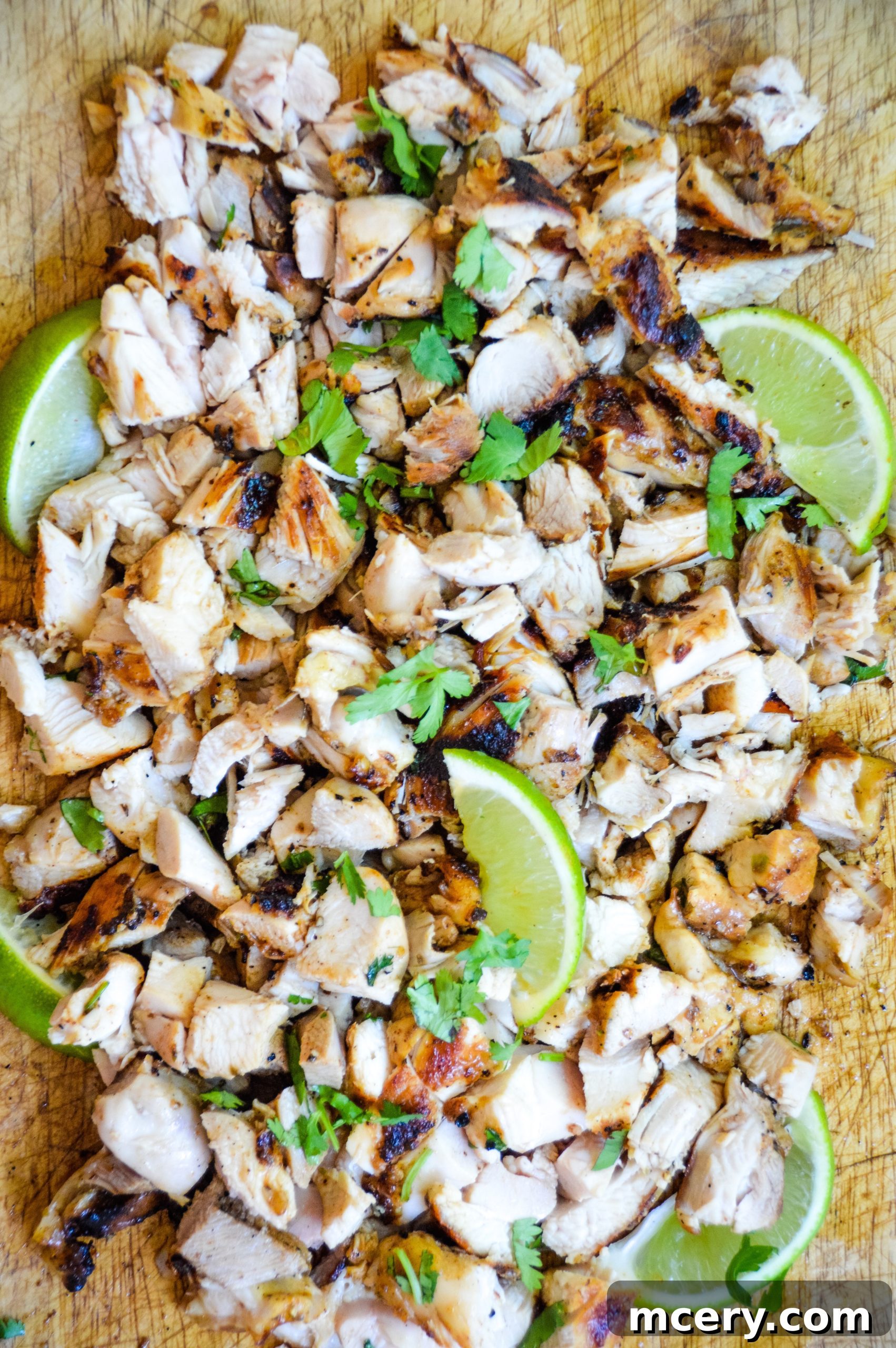 Fresco Chicken Taco with pico de gallo and lime