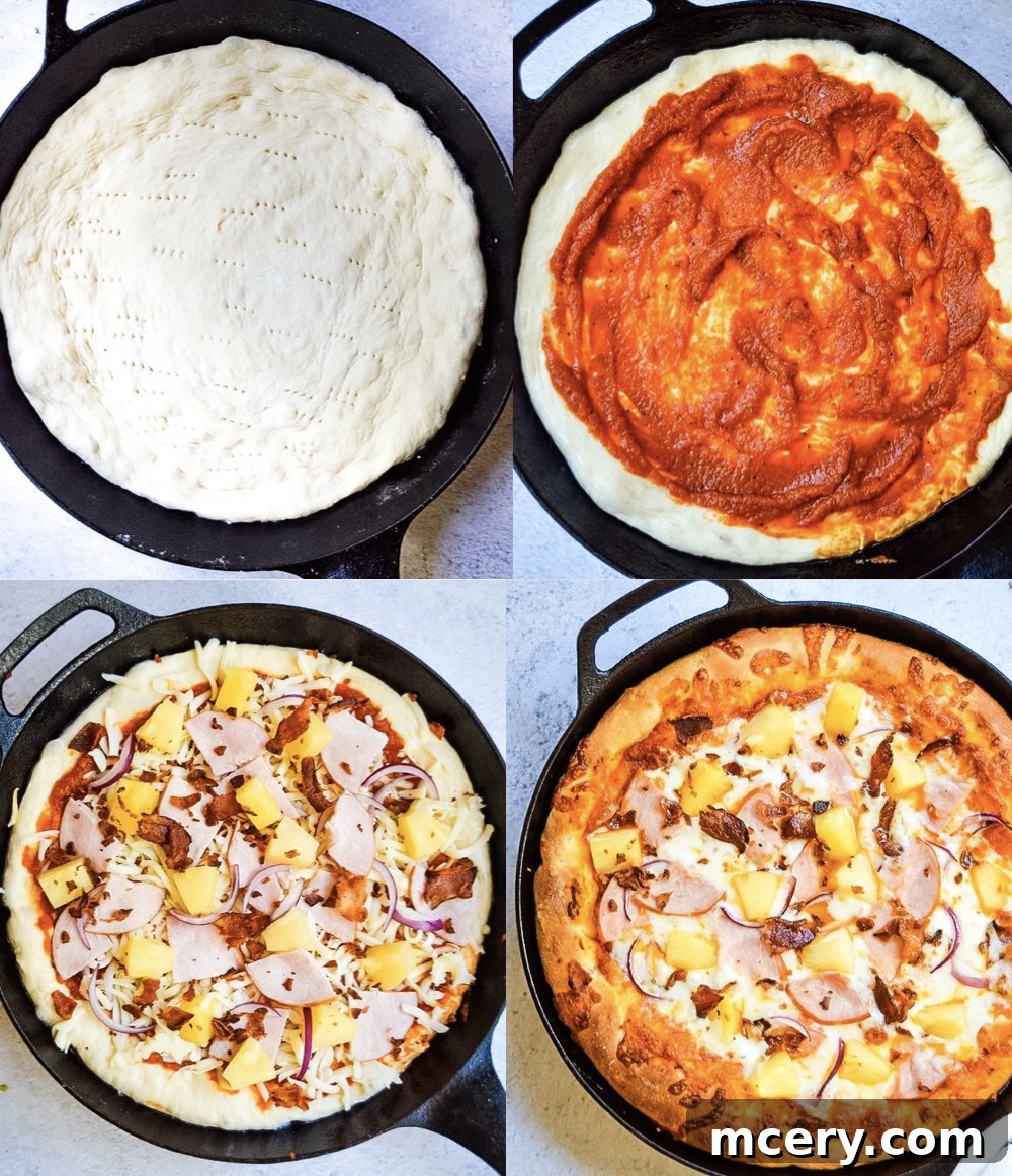 Pizza dough being expertly stretched and shaped by hand on a floured surface, ready for the toppings.