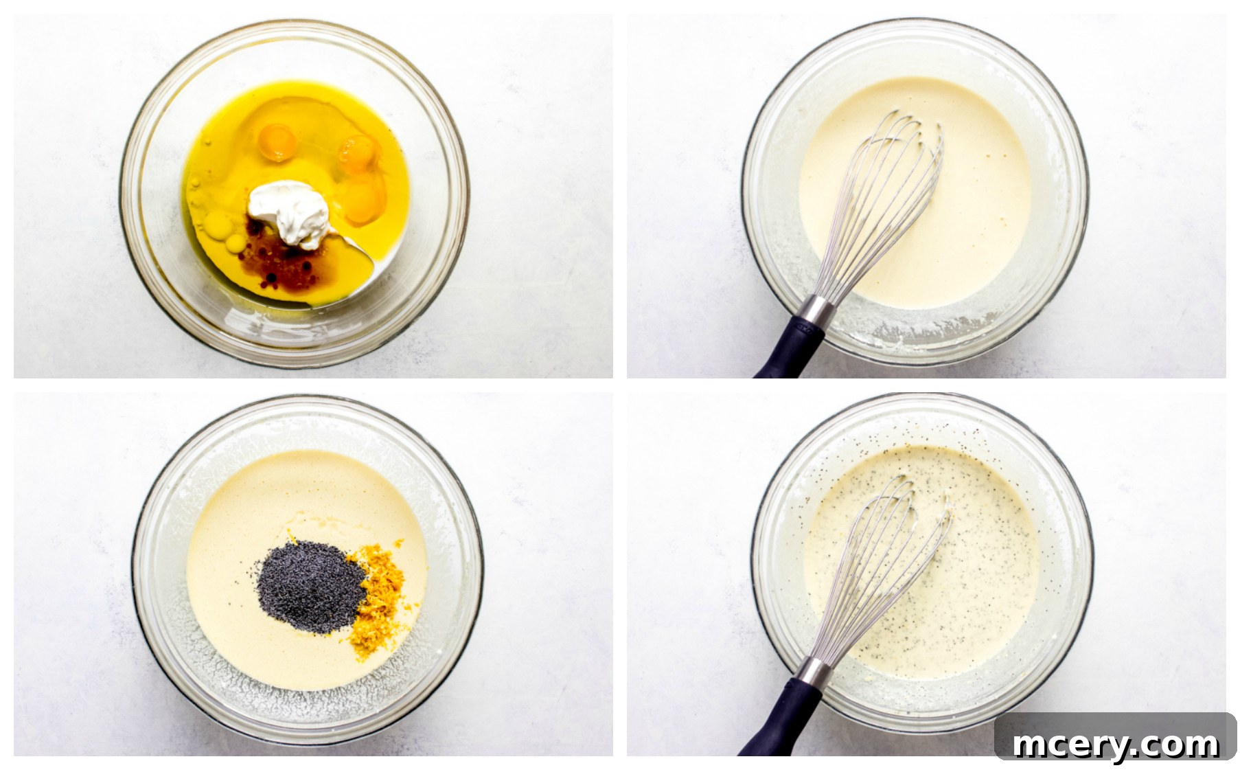 wet batter ingredients in a bowl
