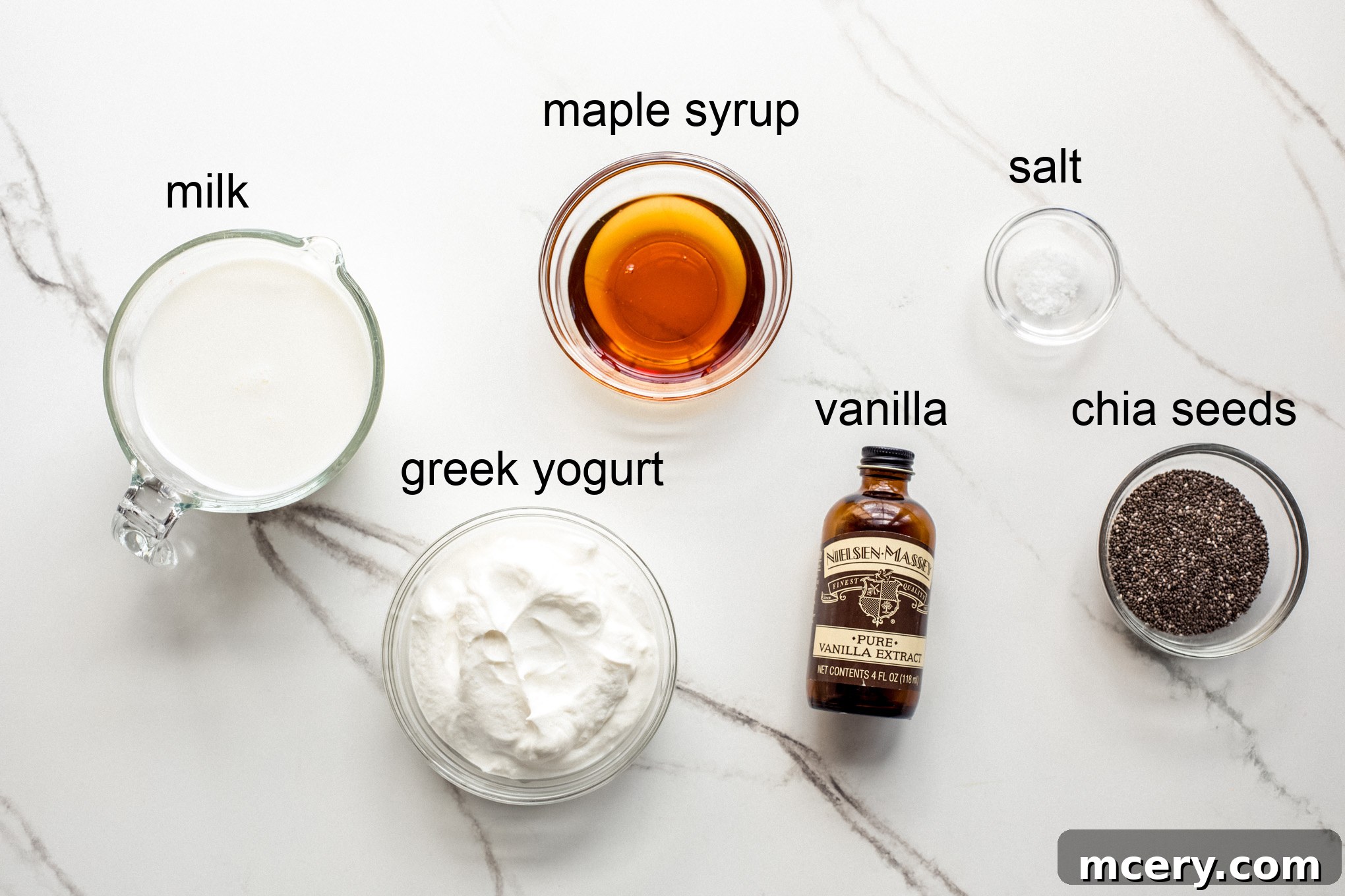 Wholesome Chia Yogurt Delight 4 ingredients for chia pudding