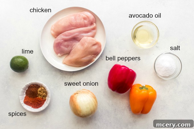 Zesty Chicken Fajita Lettuce Cups 3 ingredients for fajita lettuce wraps