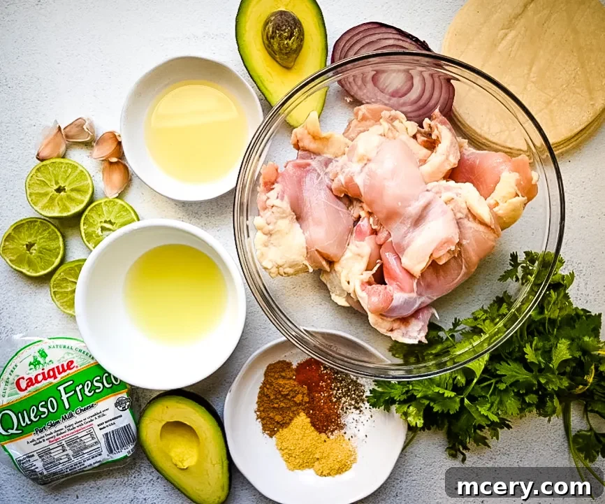 Preparing the chicken marinade in a bowl.