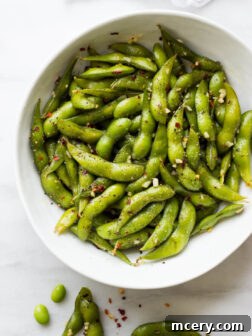 garlic edamame