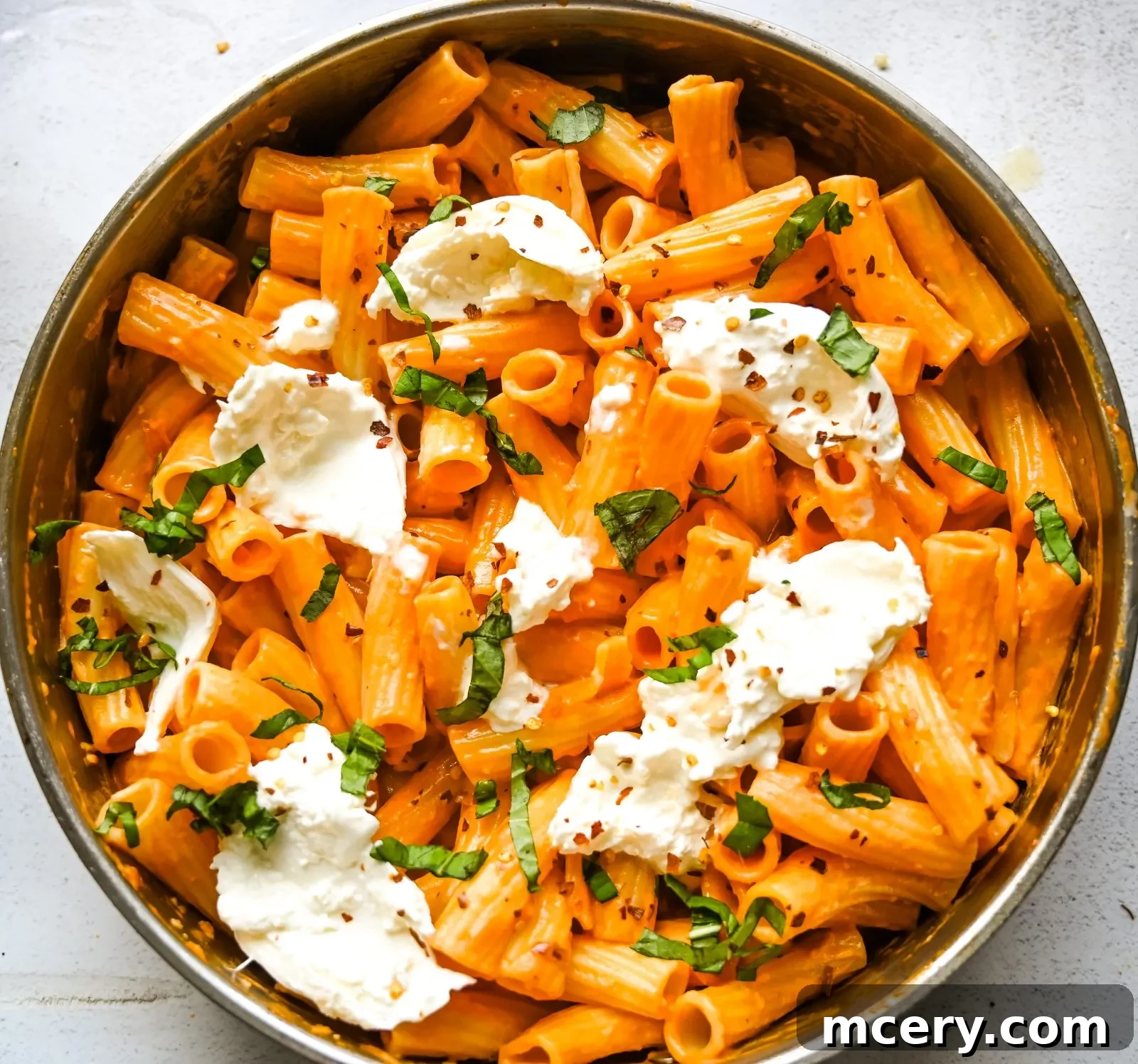 Gigi Hadid's Signature Spicy Vodka Pasta 9 Cooked rigatoni pasta tossed with the creamy, spicy Gigi Hadid Pasta sauce.