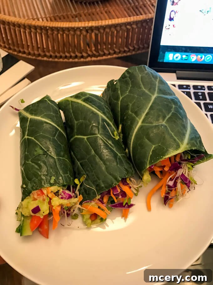 Delicious and fresh homemade veggie rolls, a perfect raw and crunchy healthy lunch option.