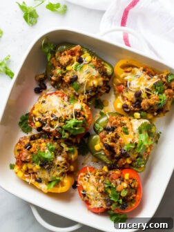 turkey stuffed bell peppers