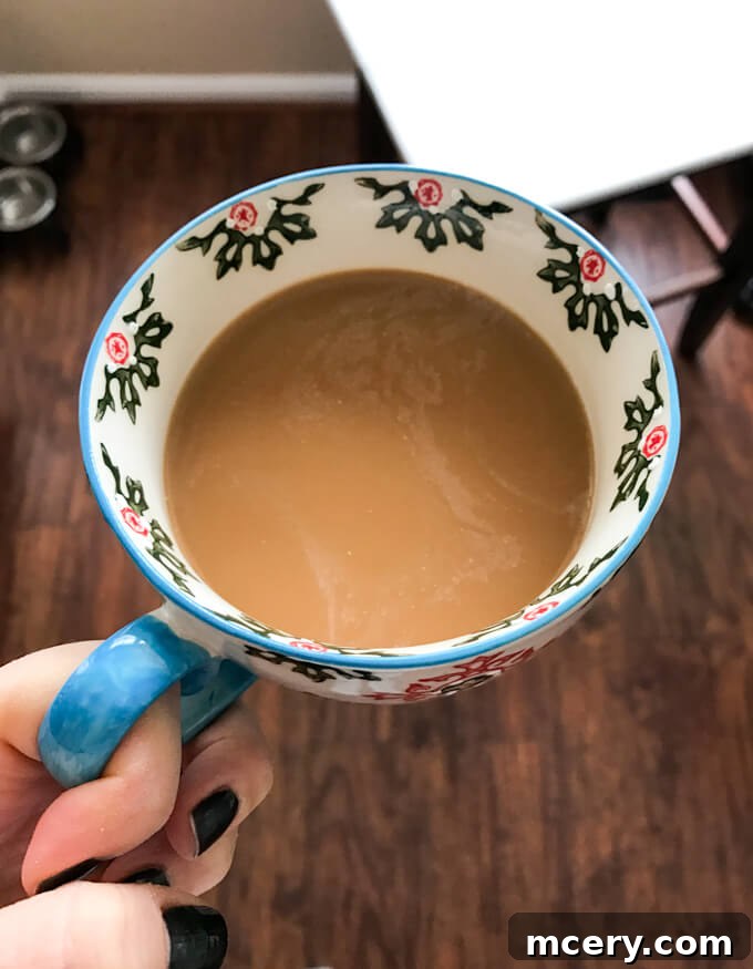Wednesday Eats 4 4 A forgotten cup of coffee amidst a busy morning of recipe photography – a relatable moment for many! Highlighting the importance of self-care even during productive periods. | littlebroken.com @littlebroken