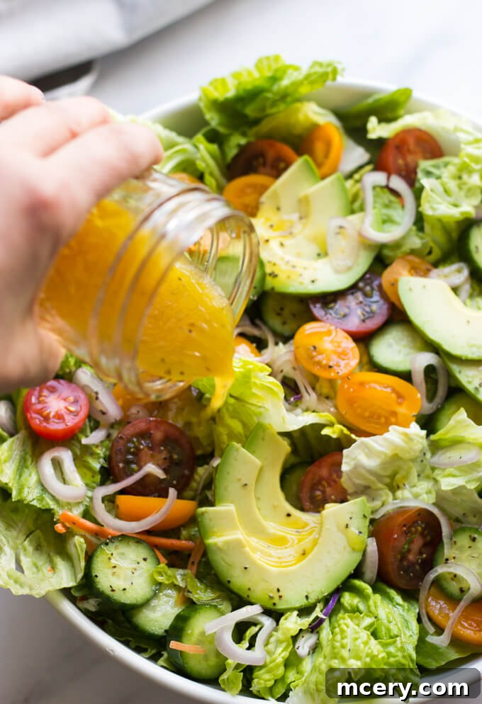 Signature House Salad 3 Our House Salad Recipe - the most easiest and delicious every day salad with zesty dressing