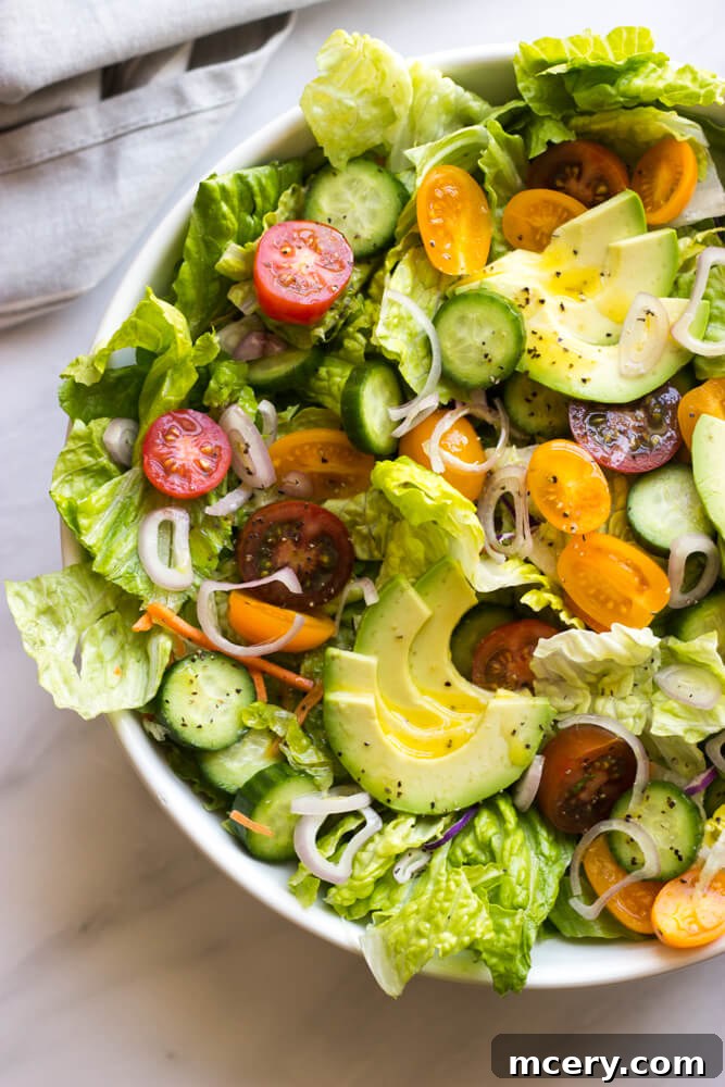 Signature House Salad 6 Our House Salad Recipe - the most easiest and delicious every day salad with zesty dressing
