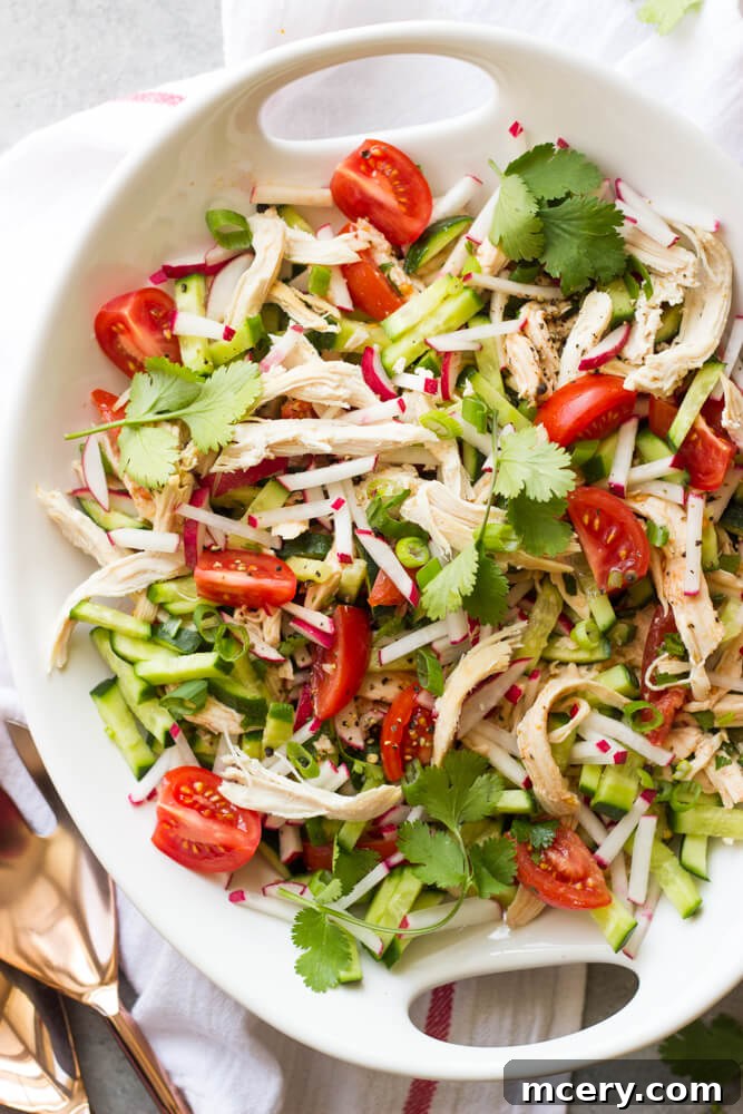 Sunshine Chicken Salad 5 Spring Chicken Salad - simple fresh ingredients tossed in a zesty vinaigrette | littlebroken.com @littlebroken