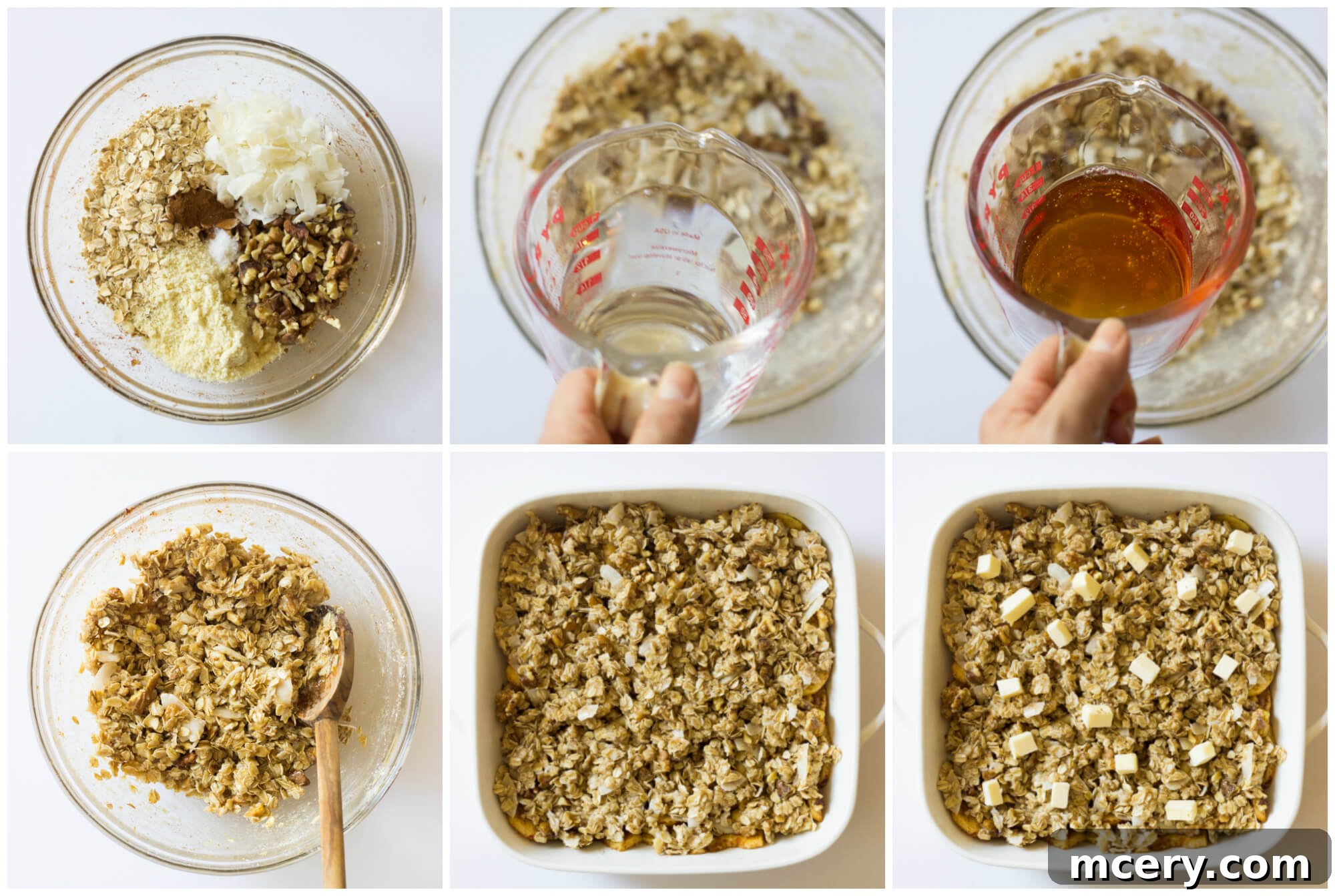 Rustic Almond Flour Apple Crisp 5 A golden-brown apple crisp, perfectly baked with a crunchy topping and tender apple filling.