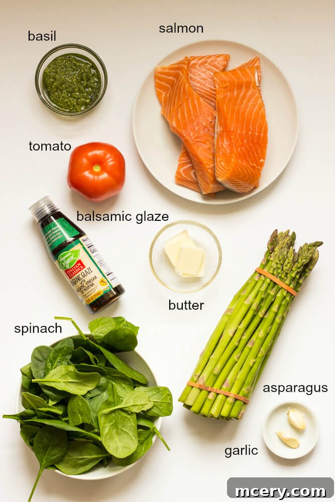 Close-up of freshly baked balsamic glazed salmon fillet.