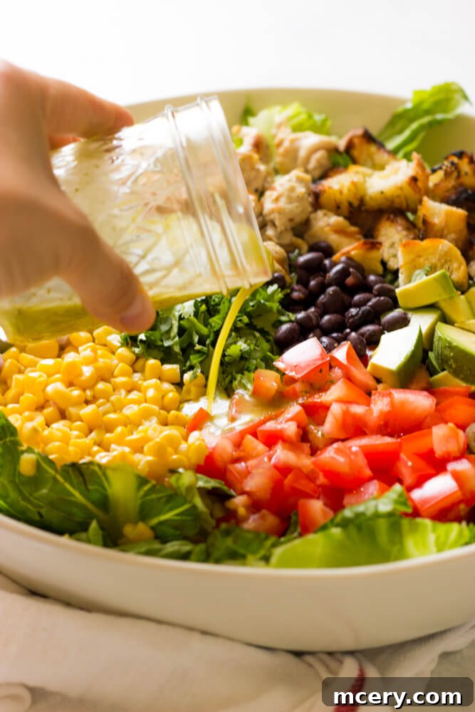 Zesty Grilled Turkey Southwestern Salad 6 Grilled bread cubes, perfect for crispy croutons