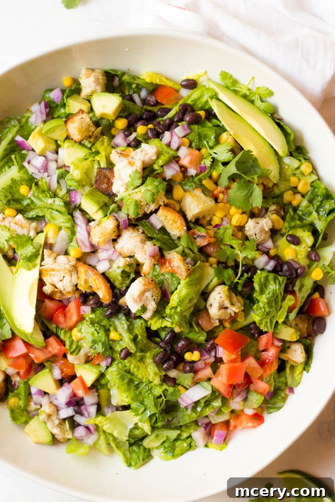 Zesty Grilled Turkey Southwestern Salad 7 Southwestern Chopped Salad with grilled turkey and honey-lime dressing