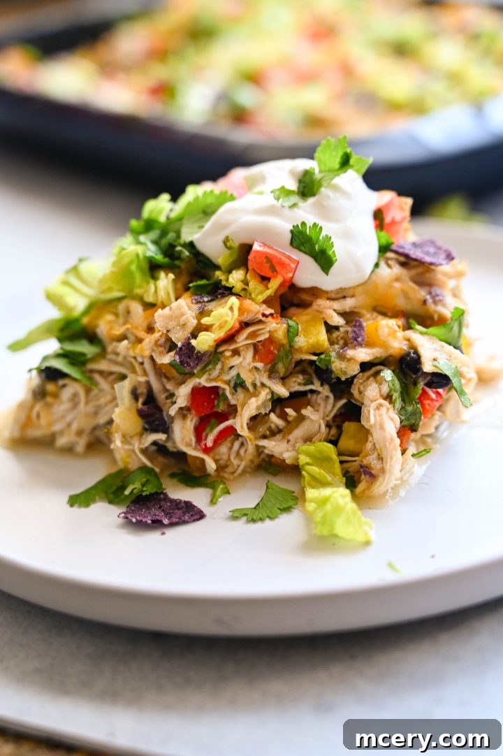 high protein chicken taco casserole ingredients