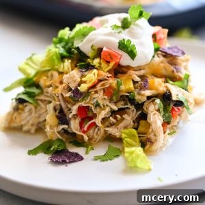 High Protein Chicken Taco Casserole